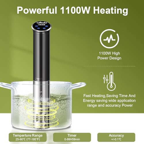 Sous Vide Wancle 1100W Immersion Circulator