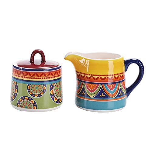Ceramic Sugar and Creamer Set