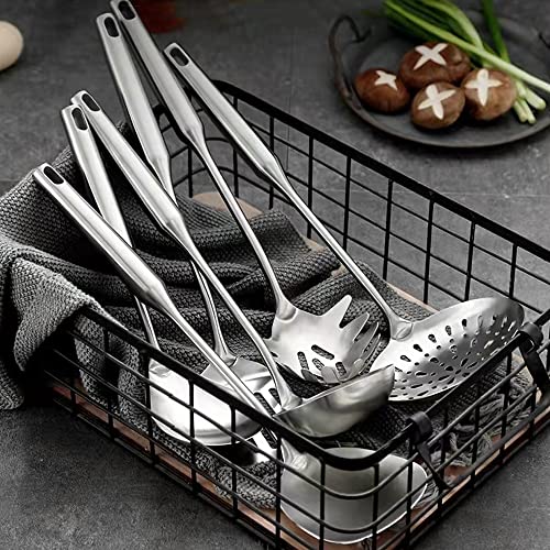 304 Stainless Steel Kitchen Utensils Set 6 Pcs Cooking Utensil