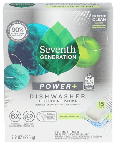 Power+ Dishwasher Detergent Packs for Sparkling Dishes
