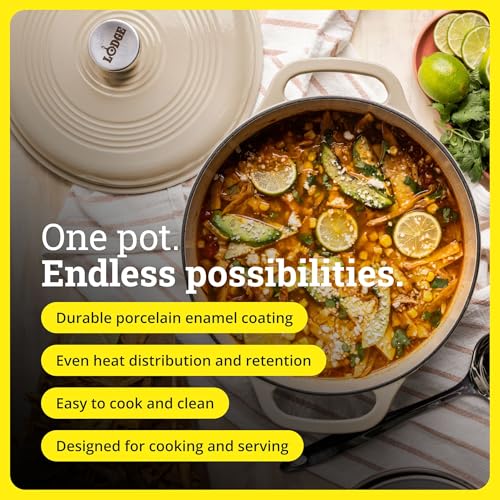 Essential Enamel Cast Iron Dutch Oven (Sandalwood)