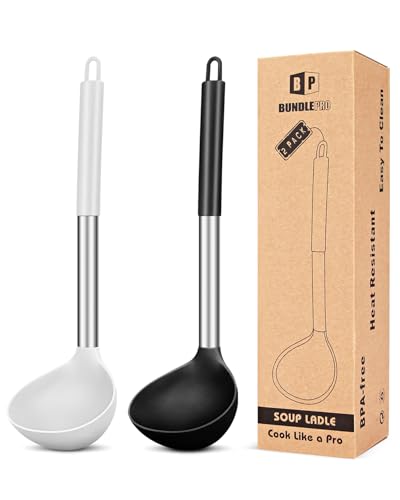 Silicone Soup Ladle Spoon Kitchen Utensils