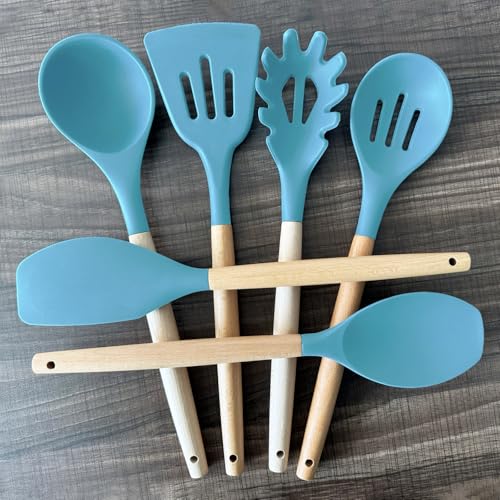 Kitchen Utensils Set 6 (Standard 6-Piece Set / Light Blue)