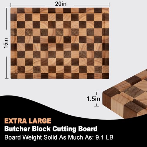 Acacia Wood Cutting Board (20"L x 1.5"W)