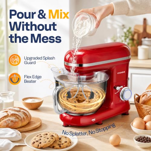 Stand Mixer 650W 6 Speed 6 Quart Tilt