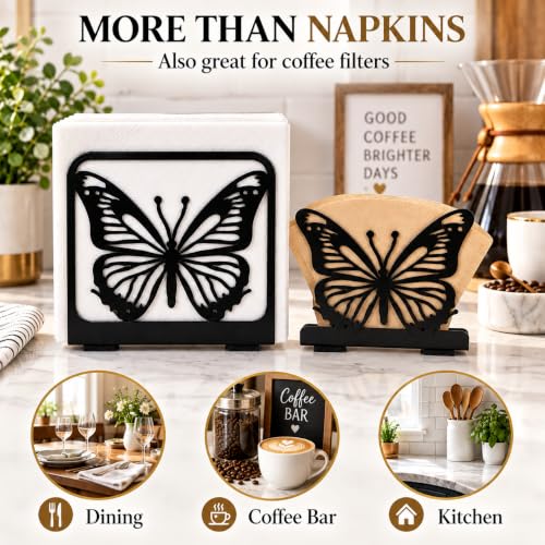 Parent 2 Pack Napkin Holder for table for everyday and beverage napkins