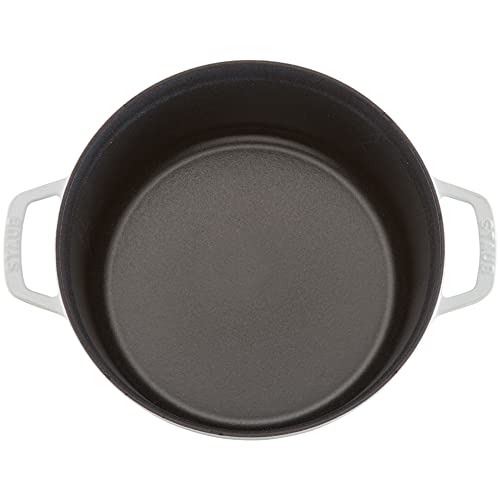 Cast Iron Dutch Oven 5.5 (5.5-qt Round / White)
