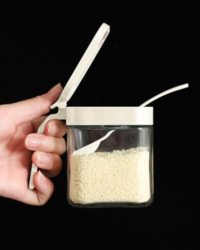 12 PCS Kitchen oil dispensers Spice Jars And Food Conainers Set (12 pcs set / Beige)