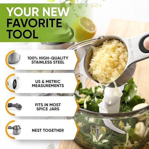 Magnetic Measuring Cups & Spoons Sets