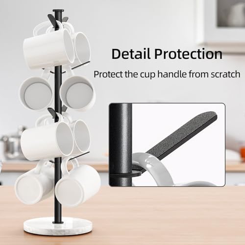 Mug Holder Tree with Marble Base