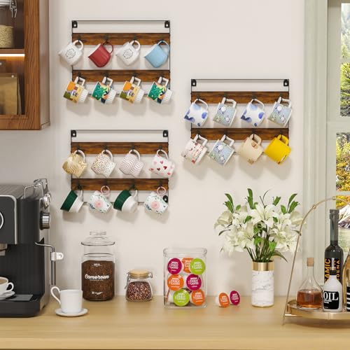 Coffee Mug Holder Wall Mounted