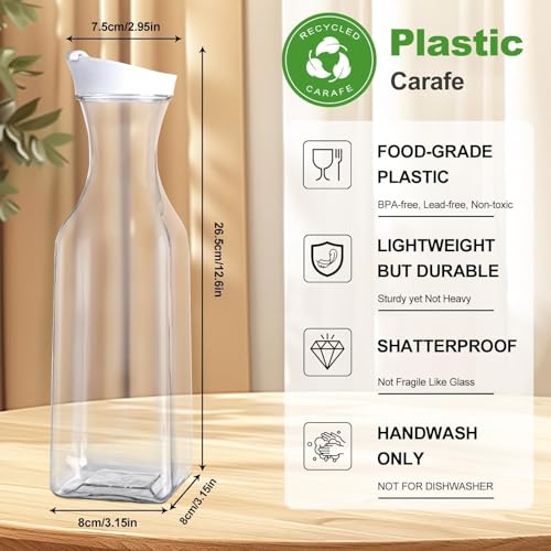 Plastic Carafe with Lid