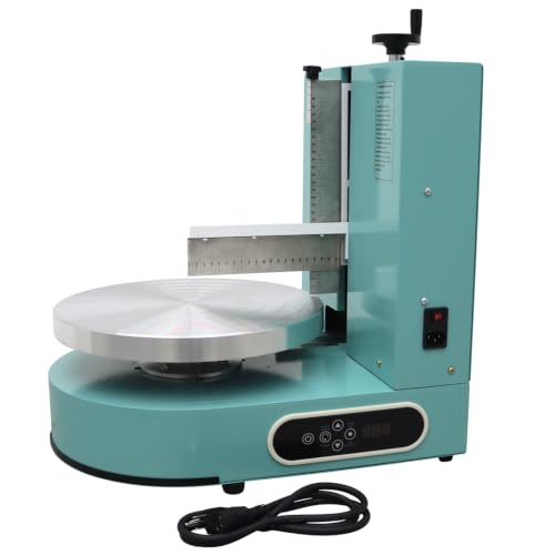 Cake Decorating Coating Machine Cream Spreading Automatic Frosting Turntable with Graduated Scraper 60