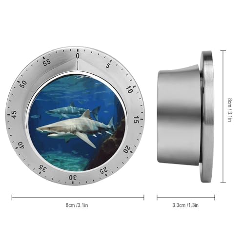 Two White Sharks Kitchen Timer (One Size / Two White Sharks)