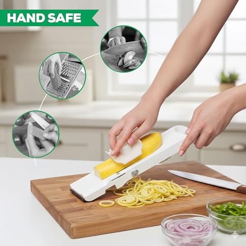 Japanese Mandoline Slicer (Classic Slicer, White)