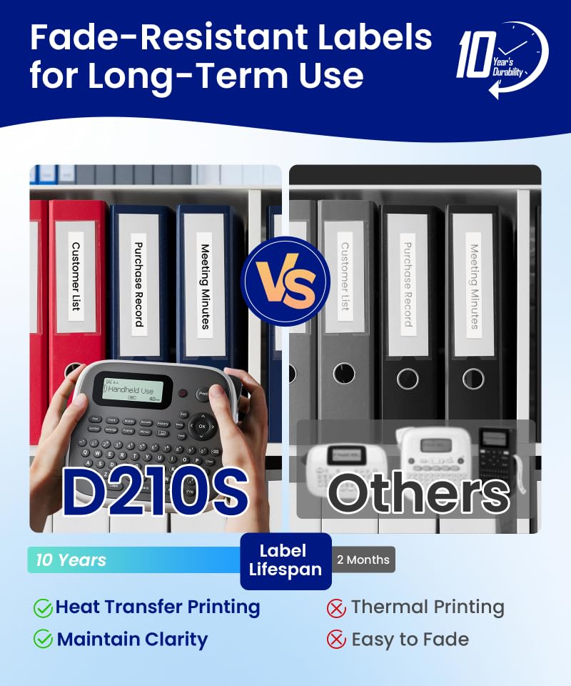 D210S Label Maker Machine with