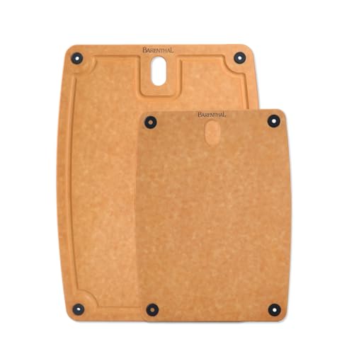 Cutting Boards for Kitchen Dishwasher Safe Eco (2 Pack: Large + Small)