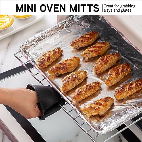 Silicone Oven Mitts (Black / Mitt Set)