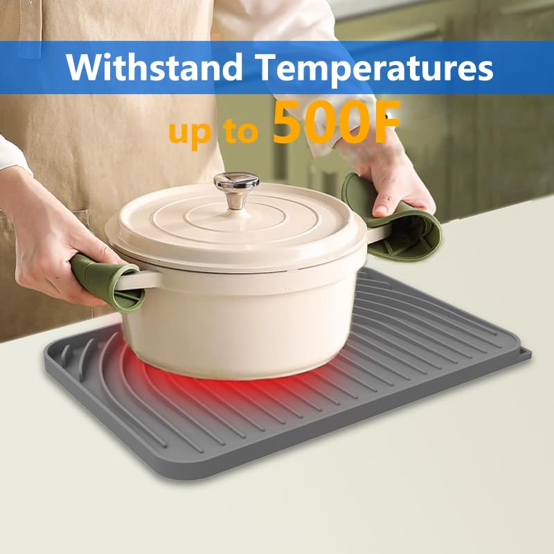 Silicone Drying Mat for Kitchen Counter