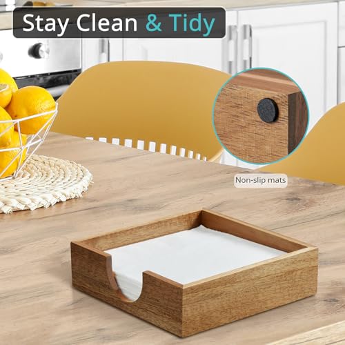 Wood Napkin Holder for Table