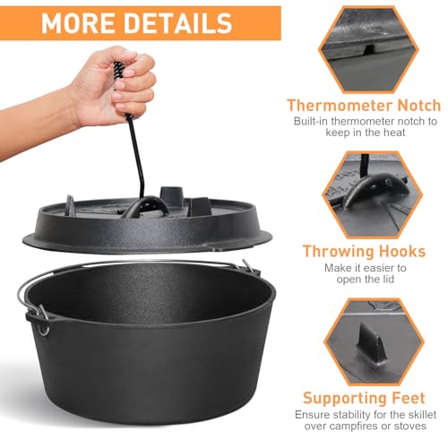 Camping Dutch Oven (9 Qt)