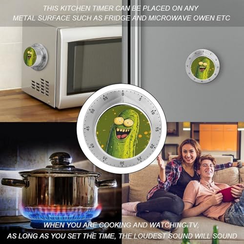 Funny Pickle Cartoon Kitchen Timer (Style-7 / One Size)