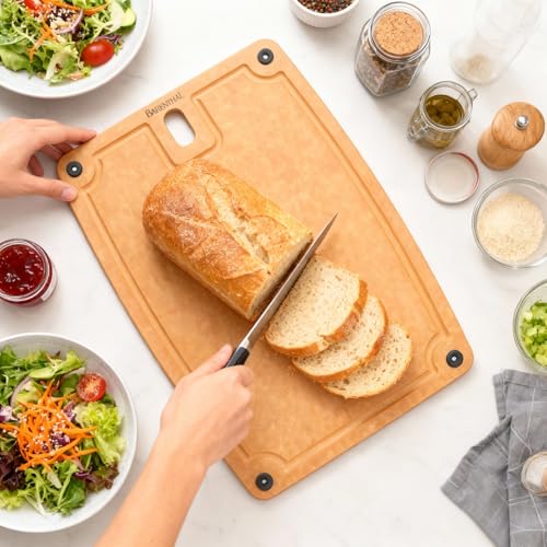 Cutting Boards for Kitchen Dishwasher (2 Pack: Large + Medium)