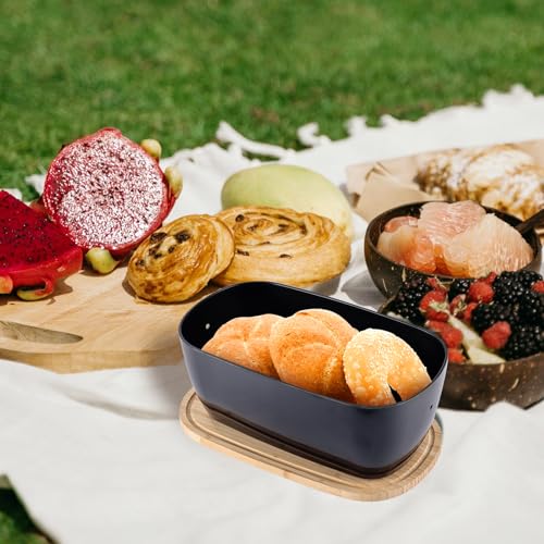 Bamboo Fiber Bread Box for Kitchen Countertop