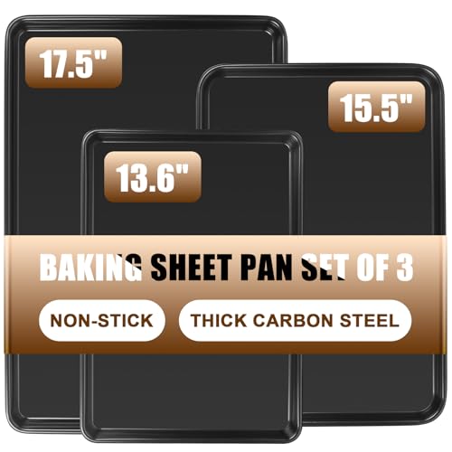 Baking Sheet Pan Set of 3