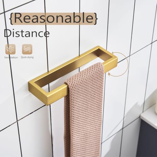 Towel Ring Chrome Hand Towel Bar Kitchen Holder Polished Stainless Steel for Bathroom Hardware Wall Mounted B4008