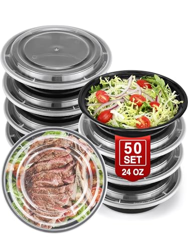 60 Sets Meal Prep Containers