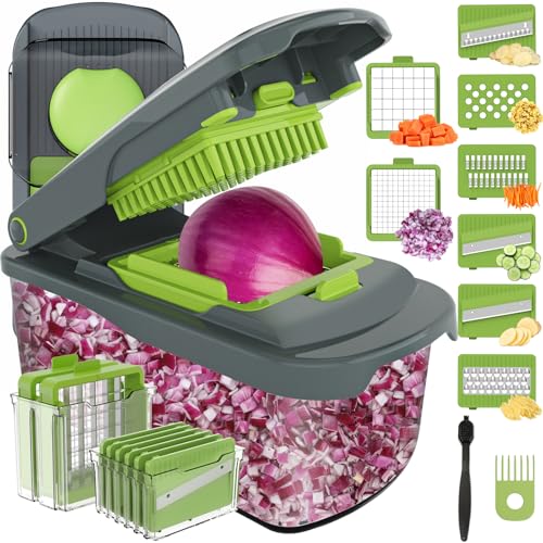 Vegetable Chopper Onion Cutter with Container