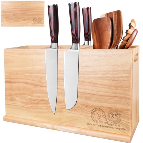 Utensil Holder with Magnets (light wood color / 16.5*9 inch without board)