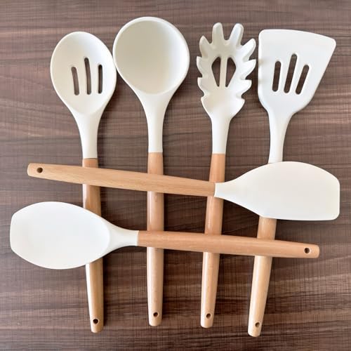 Kitchen Cooking Utensils Set 6Pcs Non (Standard 6-Piece Set / White)