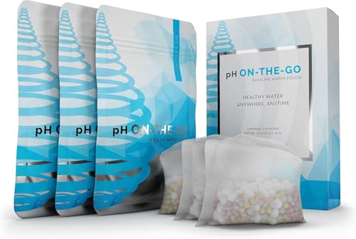 pH On-The-Go Alkaline Water Filter Pouch, High pH