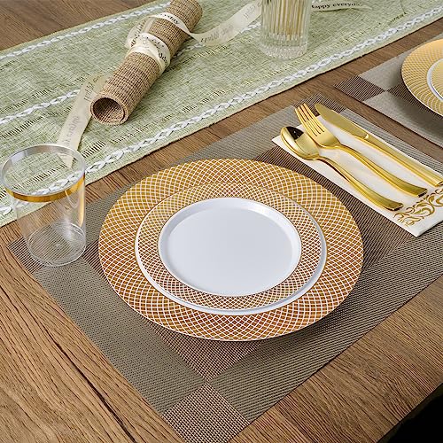 Gold Dinnerware Set
