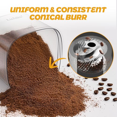 Electric Burr Coffee Beans Grinders for Home Use with 30 Grinding Settings