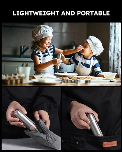 Electric Salt and Pepper Grinder Set