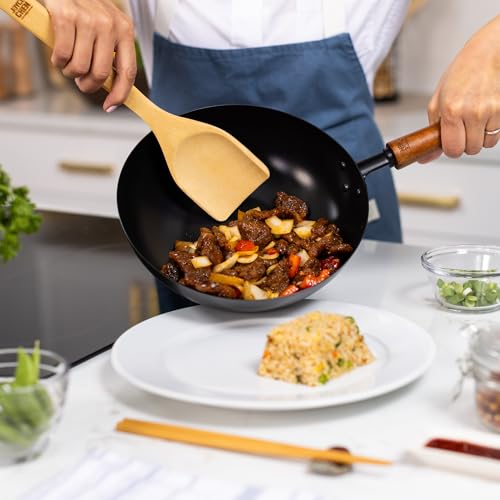 Classic Series Ceramic Nonstick Carbon Steel Stir Fry Pan