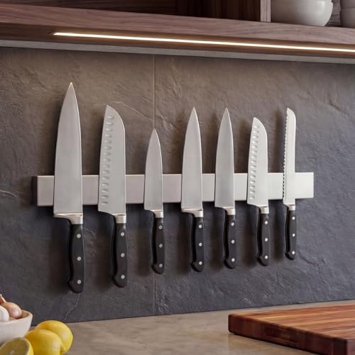 20 Inch Magnetic Knife Strips (20 Inch / Silver)