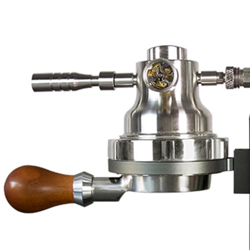 Manual Pneumatic Espresso Maker with Pressure Gauge and Adjustable Fast