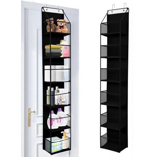 6 Shelf Over The Door Organizer with Transparent Storage Pockets