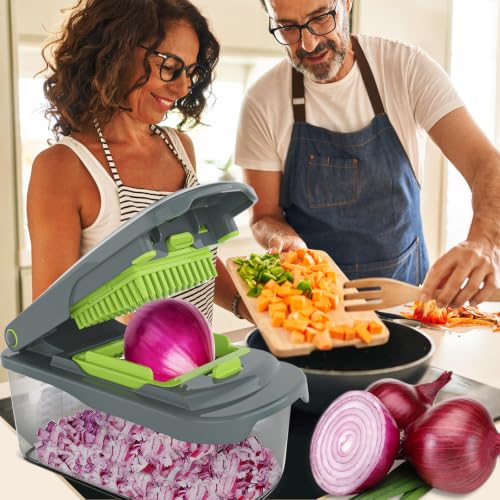 Vegetable Chopper Onion Cutter with Container