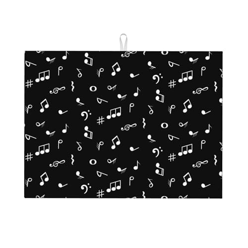 Cute Dish Drying Mat for Kitchen Counter Washable Absorbent Drying Pad Mat Kitchen Decor