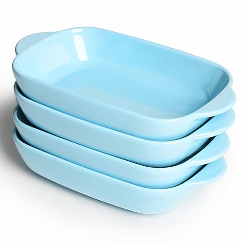 Ceramic Small Baking Dish 7.5 Inch Set of 4