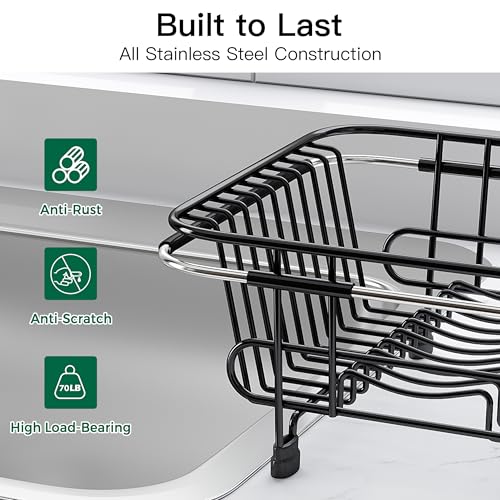 Dish Drying Rack in Sink