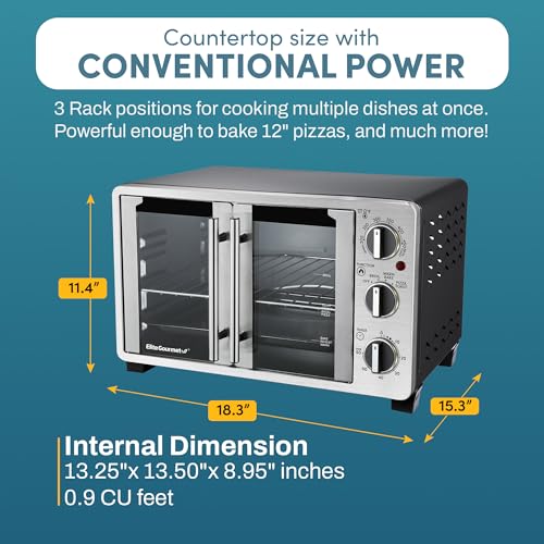 ETO2530M Double French Door Countertop Toaster Oven