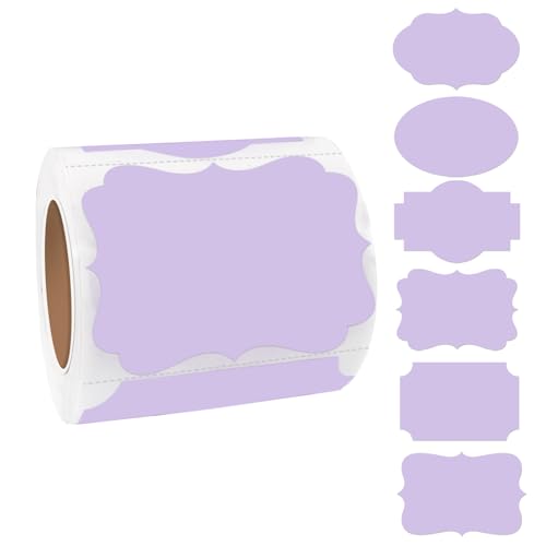 Fancy Shape Stickers Labels for Storage Box or Food Jars Holiday Present Stickers Christmas Gift Tags Stickers