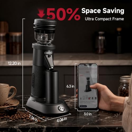 G5A Espresso Coffee Grinder (Noir)