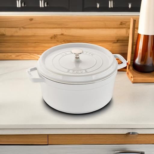 Cast Iron Dutch Oven 5.5 (5.5-qt Round / White)
